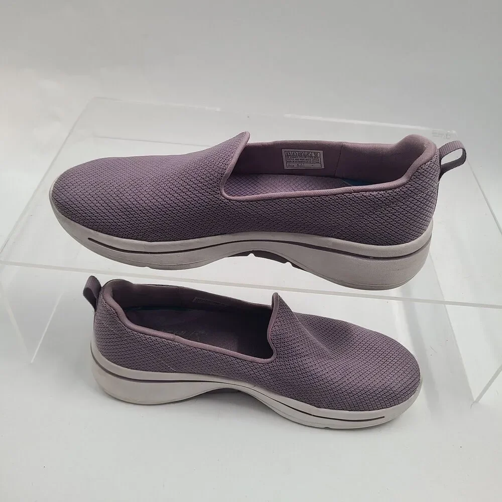 Skechers Womens Mauve Go Walk Arch Fit-Grateful Walking Shoes 9.5 M SN 124401